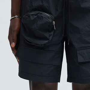 Stylish <b>Shorts</b> For <b>Men</b> With Adjustable Drawstring Closure Ideal For Sports Running Hiking Gym Workout With <b>Zip</b> <b>Pockets</b> And Logo - Product Image 3