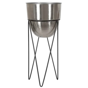 Wire Stand Iron Powder Coated Durable Multi-Purpose Modern Classic Outdoor & Indoor Planter with Drainage - Product Image 1