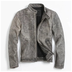 Chaqueta de moto de cuero PU negra para hombre con forro de piel sintética, cierre de cremallera, cinturón, abrigo de invierno para motociclista, abrigo grueso de piel todo en uno para mujer - Product Image 1