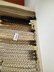 Super Double Drawn Vietnamese Hanoi Virgin Hair Keratin-bonded Flattip Extensions Weave <b>Bleached</b> Factory Price Full Cuticle Nasa - Product Image 6