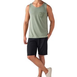Camiseta sin mangas de algodón premium personalizada al por mayor para hombre, chaleco informal con bolsillo, transpirable, para verano, playa, gimnasio, ropa deportiva - Product Image 3