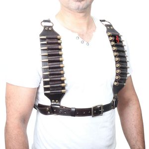 Cinturón de Cuero Genuino para Cartuchos de Rifle con Costuras Reforzadas - Product Image 5