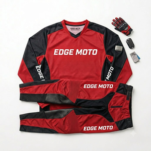 Traje de Motocross Personalizado para Hombre, Ropa de Carreras de Motocicleta Premium, % Poliéster, Anti-UV, Verano/Todas las Temporadas, Duradero y Cómodo - Product Image 3