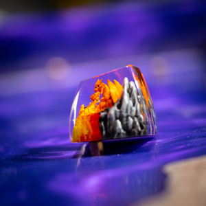 Teclas Artesanales Bosque Místico, Teclas Artesanales Personalizadas, Teclas Anime Lindas, Teclas Verdes, Juego de Teclas, Teclas de Madera - Product Image 4