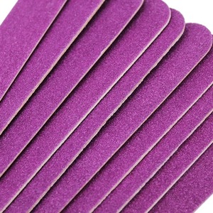 Lime à ongles Emery 180 grains, simple face, réutilisable, outil de soin des ongles, style classique droit - Product Image 5