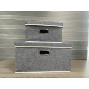 MA49GR Foldable 45x35x24cm Fabric Storage <b>Box</b> 1.3kg for Organizing Clothing Toys & Accessories in <b>Wardrobe</b> or Living Room - Product Image 5