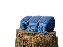 ผ้าห่มขนสัตว์ลายก้างปลาเนื้อนุ่มลายดอกไม้สำหรับสี่ฤดูใช้คู่/ราชินี/ขนาดเต็มโดย harshit นานาชาติ - Product Image 6