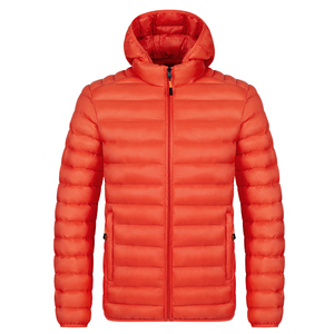 Chaqueta Acolchada con Capucha y Bolsillos con Cremallera para Exteriores, de Alta Calidad, con Logotipo Personalizado, Chaqueta de Invierno para Hombre - Product Image 5