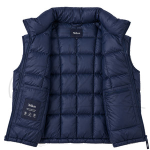 Winter Custom Puffer Zipper Men Down Vest Breathable Polyester Puffer Vest <b>Coat</b> for Men Quilted Padded Down Puffer Jacket Vest - Product Image 5