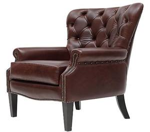 Sofá Individual de Cuero Buff de Moda con Elegante Sillón Chesterfield King, Tapizado en Cuero Buff Premium, para Exportación al por Mayor - Product Image 6