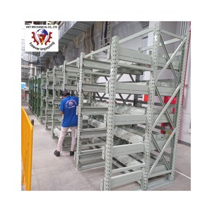Système de rayonnage à palettes à poussée industrielle d'usine vietnamienne, certification CE, protection contre la corrosion, acier, capacité de 500 kg à 2000 kg pour - Product Image 6