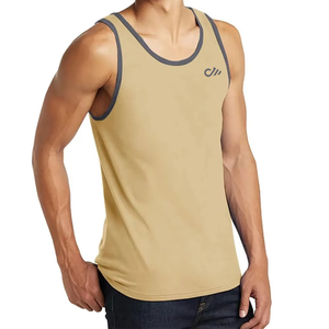 Camiseta sin Mangas Personalizada para Hombre, de Alta Calidad, Impresión por Sublimación, Ajuste Holgado, Precio Razonable, Transpirable - Product Image 3