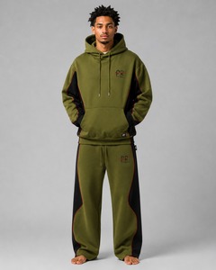 Conjunto Deportivo Personalizado 2026, 100% Algodón, Corte Ajustado, para Hombre, con Logotipo de Marca Personalizado, Ropa Deportiva de Invierno de Secado Rápido, OEM - Product Image 1