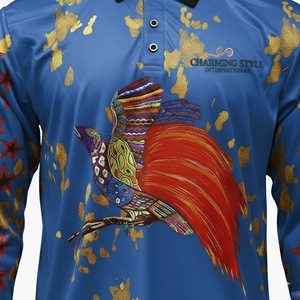 เสื้อตกปลาแขนยาวแห้งเร็วสำหรับผู้ชายขายส่ง - Product Image 5