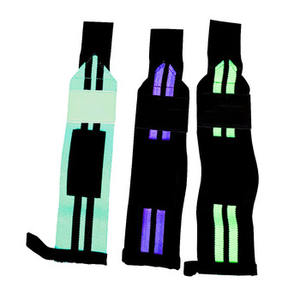 Muñequeras elásticas antideslizantes de alta resistencia en varios colores para levantamiento de pesas, culturismo y entrenamiento físico. - Product Image 4