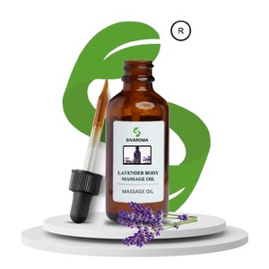Premium Lavender Body Massage Oil for Spa <b>Applications</b> with Smooth Texture and Long Lasting Fragrance Profile - Product Image 1