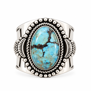 Bague Statement Turquoise Golden Hill Style Western Bohème Fait Main avec Grandes Pierres Précieuses Réglable Tendance - Product Image 6