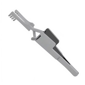เครื่องมือผ่าตัดแบบ Cross Action Retractor ขนาด 4 นิ้ว ชนิดยึดติดกับผิวหนัง ฟันทื่อ 4x4 ทำจากสแตนเลสสตีล ใช้ซ้ำได้ - Product Image 2