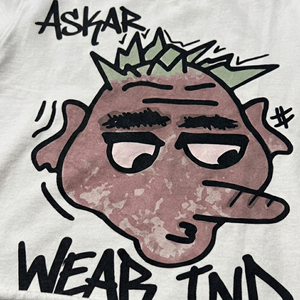 เสื้อยืดโอเวอร์ไซส์พิมพ์ลายตามสั่ง ผ้าฝ้ายออร์แกนิคที่ยั่งยืน แฟชั่นแนวสตรีท สไตล์คนเมือง เสื้อครอป - Product Image 2