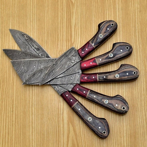 ชุดมีดเชฟเหล็กกล้าคาร์บอนระดับมืออาชีพ ชุดอุปกรณ์ครัวหลายชิ้น สำหรับการเตรียมอาหารประจำวัน - Product Image 2