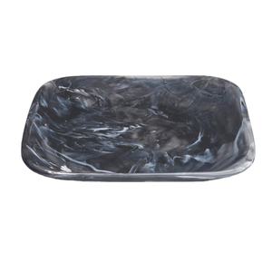 Cuenco de comida epoxi de resina ecológica artesanal con acabado pulido para mesa de comedor elegante y decoración moderna de cocina para el hogar - Product Image 1