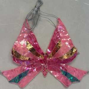 Chaîne de corps de luxe plaquée argent, respirante, brodée, à longues franges perlées, dorée, style vintage, très tendance - Product Image 4