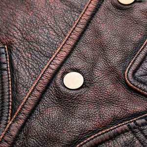 Chaleco de Motociclismo de Cuero para Hombre, Chaqueta sin Mangas Protectora para Motociclistas, Impermeable, Resistente al Viento, con Logotipo Personalizado, Venta al Por Mayor - Product Image 5