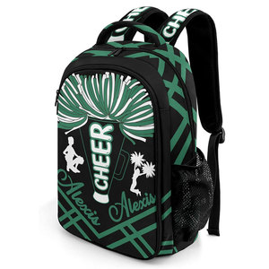 Waterproof Sublimated Custom Made Glitter Fabric <b>Backpack</b> Cheer And Dance Glitter Cheer <b>Backpack</b> Cheerleading Sports Bags - Product Image 1
