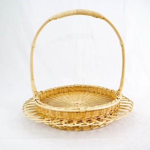 <b>Small</b> rattan <b>baskets</b> for gifting stylish woven gift <b>basket</b> cheapest cost flower display accessory - Product Image 2