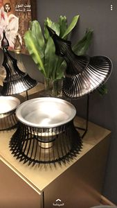 ถาดอุ่นอาหารทรงกลมทองเหลืองคุณภาพพรีเมียม พร้อมขาตั้งโบราณ สำหรับโรงแรมและบ้าน - Product Image 5