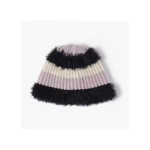 Bonnet d'hiver chaud en fibre acrylique de couleur unie avec logo brodé personnalisé, vente en gros de mode, bonnets tricotés avec logo sur mesure - Product Image 2