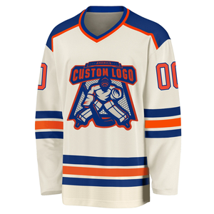 Maillots de hockey sur glace personnalisés de haute qualité, 100% polyester, impression par sublimation, nouveaux designs, uniformes de hockey sur glace, faible MOQ - Product Image 2