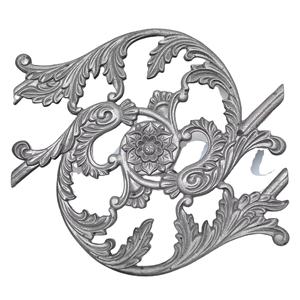 Balaji Metals EBM-2582 Garde-corps de balcon moderne, design diamant noir, épaisseur 12 mm, fonte de haute qualité, forme circulaire, 546 mm - Product Image 1