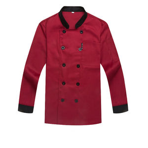 ชุดยูนิฟอร์มเชฟคุณภาพสูง ระบายอากาศได้ดี ซับเหงื่อได้ดี ผลิตจากผ้าฝ้าย 100% คุณภาพสูง สำหรับทั้งชายและหญิง - Product Image 5