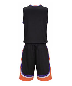 Uniforme de basket-ball personnalisé de qualité professionnelle avec logo entièrement sublimé, maillot de basket-ball pour hommes, ensemble de vêtements de sport - Product Image 2