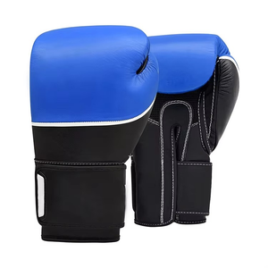 Top Fashion Leather Laced Boxing Gloves High Quality Stretch Training Gloves for Sale Wholesale - Product Image 1