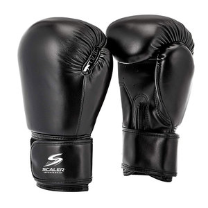 Guantes de Boxeo MMA de Cuero Impermeables de Nuevo Diseño para Entrenamiento de Artes Marciales, Cierre Ajustable con Gancho y Bucle, Antideslizantes, Absorben la Humedad - Product Image 1