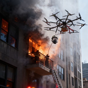 Drone robuste GT300 avec une charge utile de 300 kg, longue autonomie de vol ≥60 min, portée de 50 km, précision de vol stationnaire de 0,1 m, batterie de 32 kWh - Product Image 2