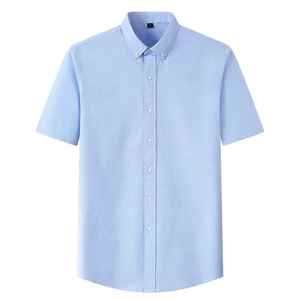 Chemise Oxford en coton à manches courtes, coupe ajustée, style moderne, impression numérique, pour hommes, vente en gros, service OEM, logo personnalisé - Product Image 3
