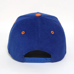 Gorras de Pana de Dos Tonos Personalizadas OEM, Gorras de Béisbol de Lujo con Logotipo Bordado Premium, al por Mayor a Bajo Precio, Unisex - Product Image 5