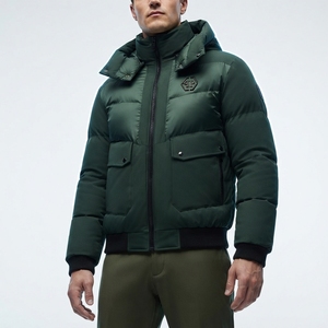 Veste matelassée personnalisée en duvet, chaude pour l'hiver, légère, à capuche, décontractée pour l'extérieur, coupe-vent, thermique - Product Image 6