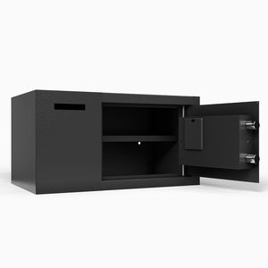 Armadietto di sicurezza nero 1.16 piedi cubi in acciaio sicuro contanti gioielli ID Docs tastiera elettronica scatola di serratura per la conservazione - Product Image 5