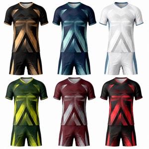 Custom Sublimation Printing Unisex Football Training Jersey Adults Short Sleeve Breathable 100% Polyester Winter <b>Soccer</b> - Product Image 3