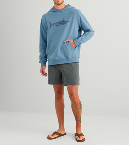 Hoodie de pêche unie de couleur unie pour homme, UPF 50, léger, séchage rapide, respirant, avec masque intégré - Product Image 3