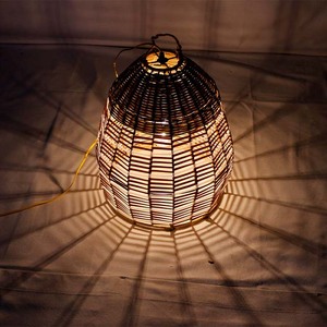 Lámpara Colgante Moderna, Resistente a la Intemperie, Ecológica y Duradera, con Franjas Blancas y Rejilla Abierta, para Decoración del Hogar, Navidad - Product Image 6