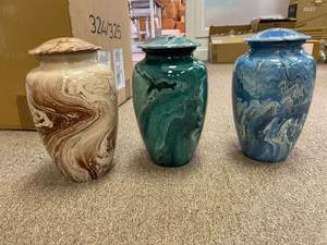 Urne funéraire en métal en forme de cœur pour cendres humaines taille adulte - Urne de crémation au design romantique en forme de cœur - Vase commémoratif en forme de cœur pour service funéraire - Product Image 6