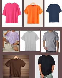 Camisetas de Algodón Transpirables de 180g para Hombre, Estilo Vintage, Calidad Premium, Venta al Por Mayor de Ropa de Marca Famosa, Stock de la India - Product Image 1