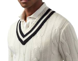 เสื้อคาร์ดิแกนถักไหมพรมขนสัตว์/อะคริลิกคุณภาพพรีเมียมสำหรับเด็กชายและเด็กหญิง ระบายอากาศได้ดี แห้งเร็ว คอวี เหมาะสำหรับฤดูใบไม้ร่วง - Product Image 2