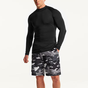 Rashguard Personalizado para Artes Marciales Mixtas (MMA), Transpirable, de Secado Rápido, Spandex/Poliéster 220g, Impresión por Transferencia de Calor, Manga Larga, Unisex, OEM - Product Image 2