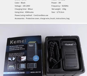 KEMEI <span class=keywords><strong>KM</strong></span> <span class=keywords><strong>1102</strong></span> Rasoir Électrique Rechargeable pour Hommes, Rasoir Pop-up, Vente en Gros à Prix Abordable - Product Image 6
